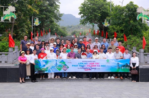 Hiệp hội Du lịch Hoàn Kiếm tham gia Famtrip khảo sát tuyến du lịch về nguồn tại Tuyên Quang